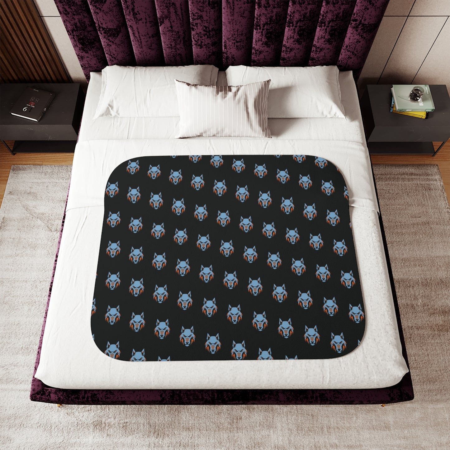 Wolf Sherpa Blanket