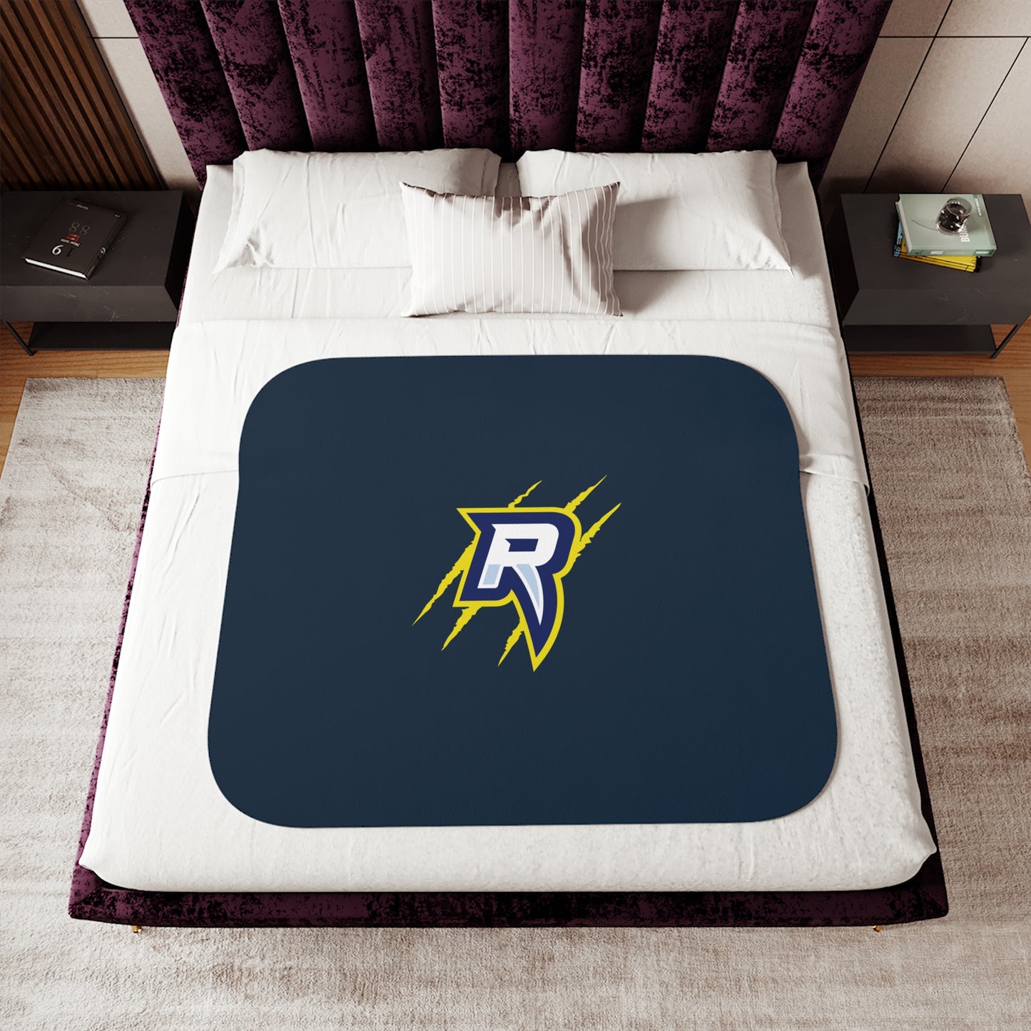 Raptors "R"Logo Sherpa Blanket (See description for Personalization Options)
