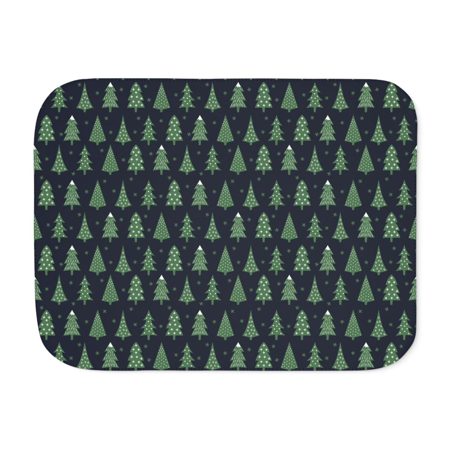 Winter Trees Sherpa Blanket
