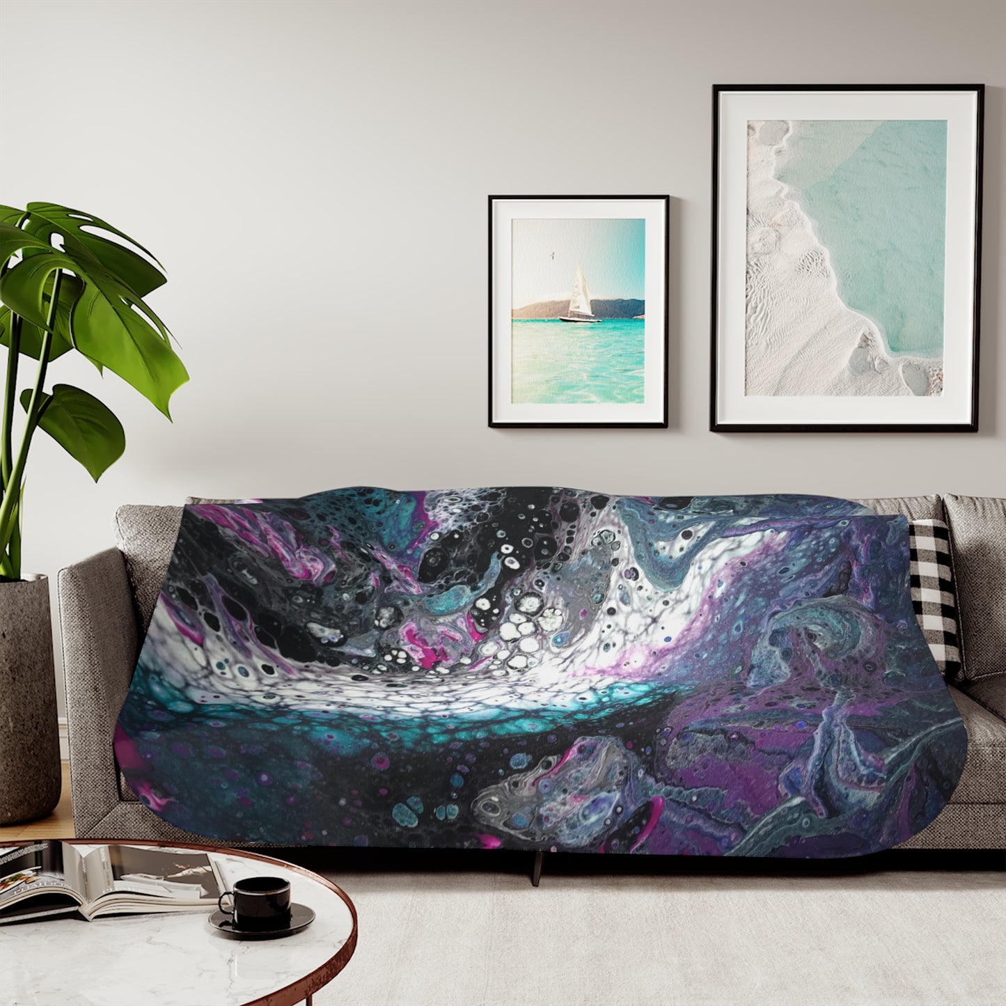 Go With the Flow Sherpa Blanket