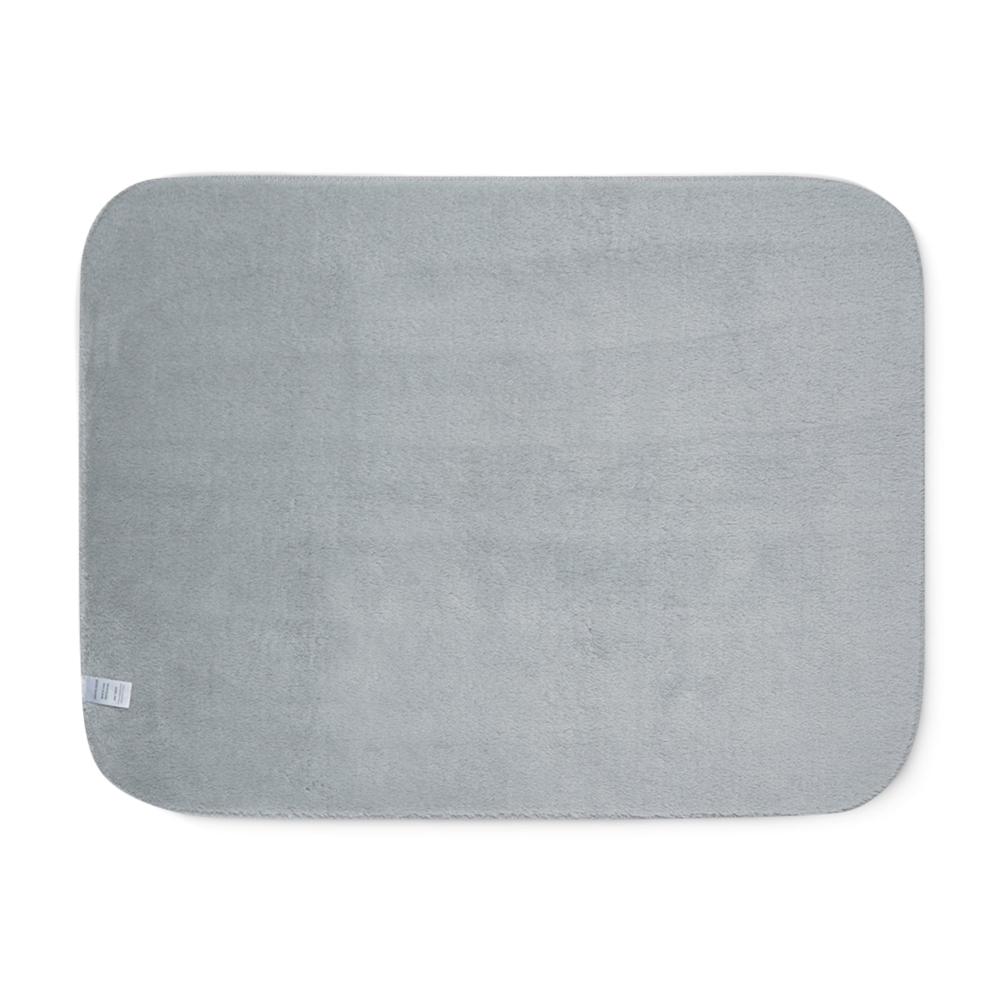Saginaw Logo Pattern Sherpa Blanket - Blue