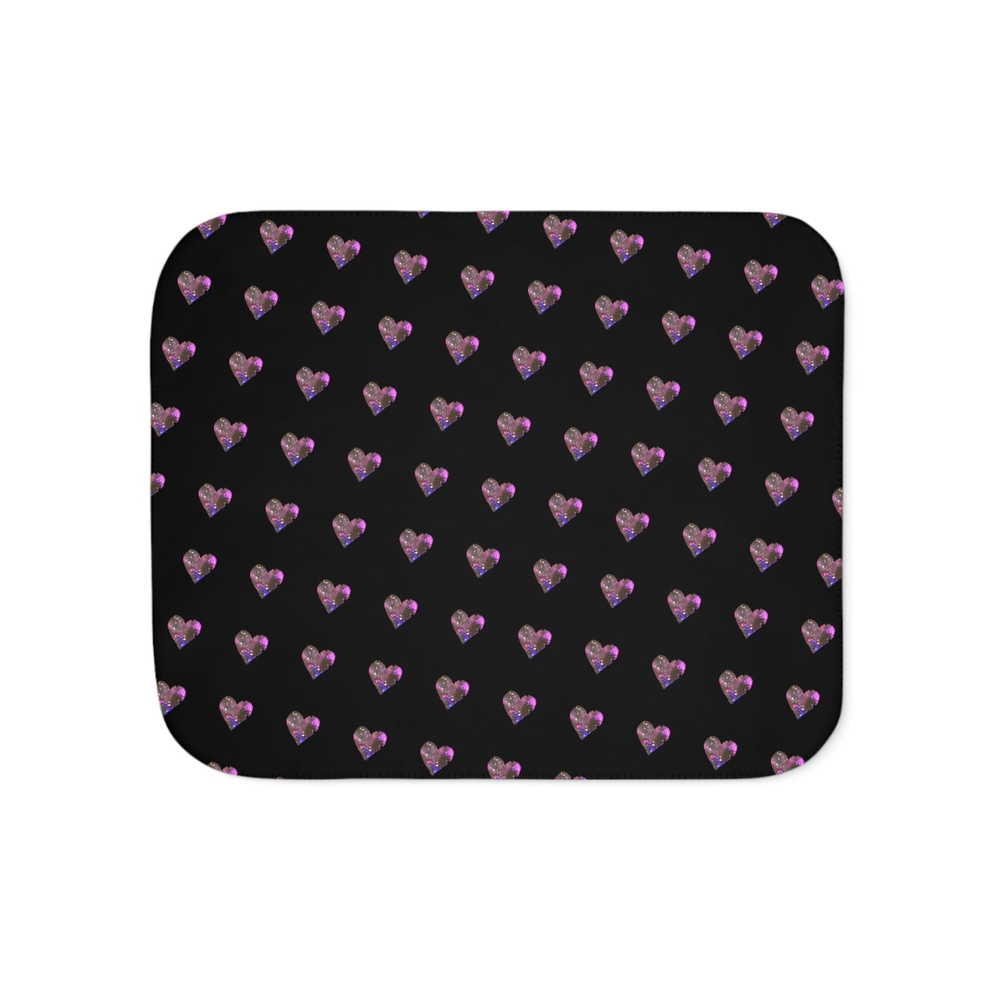 Galaxy Heart Sherpa Blanket