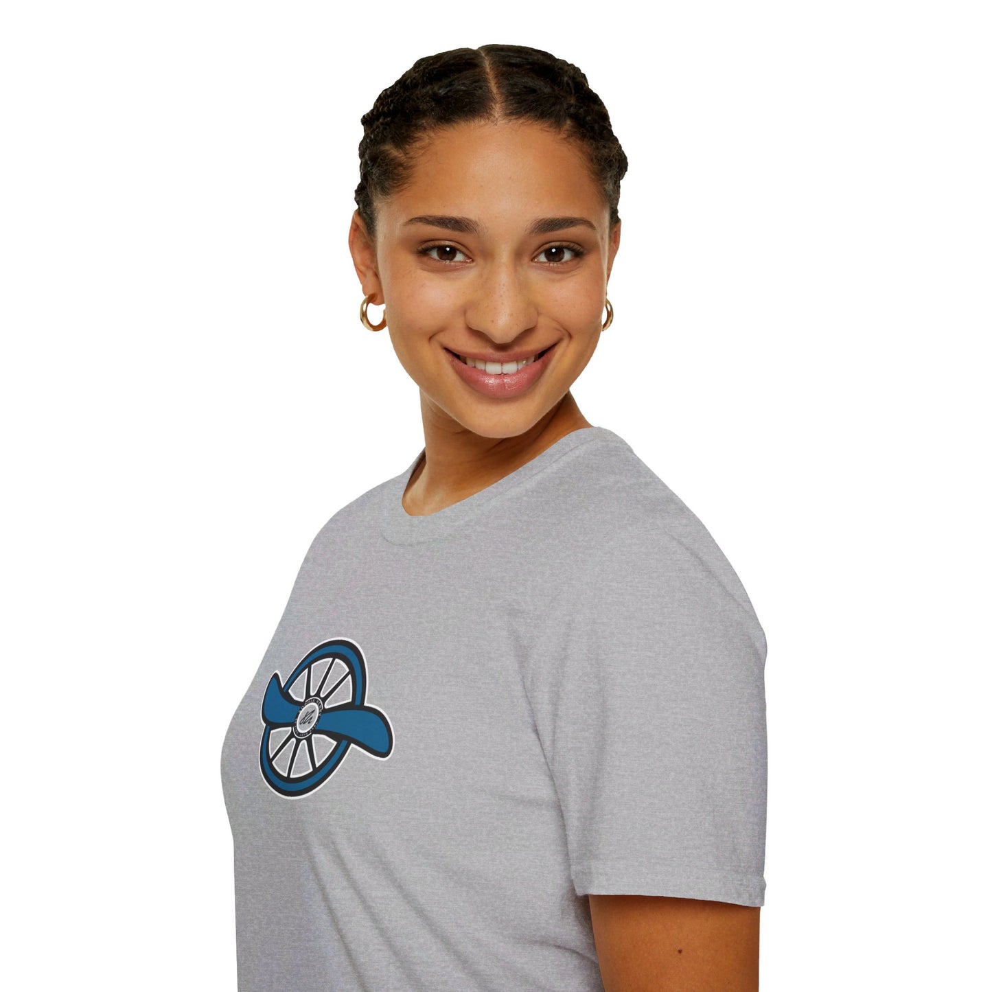 Aviators Hockey Unisex Tee - White & Gray