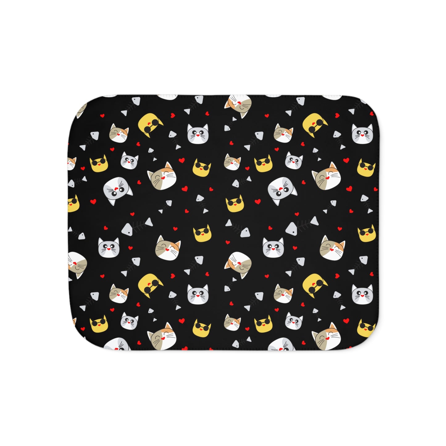 Cats Sherpa Blanket