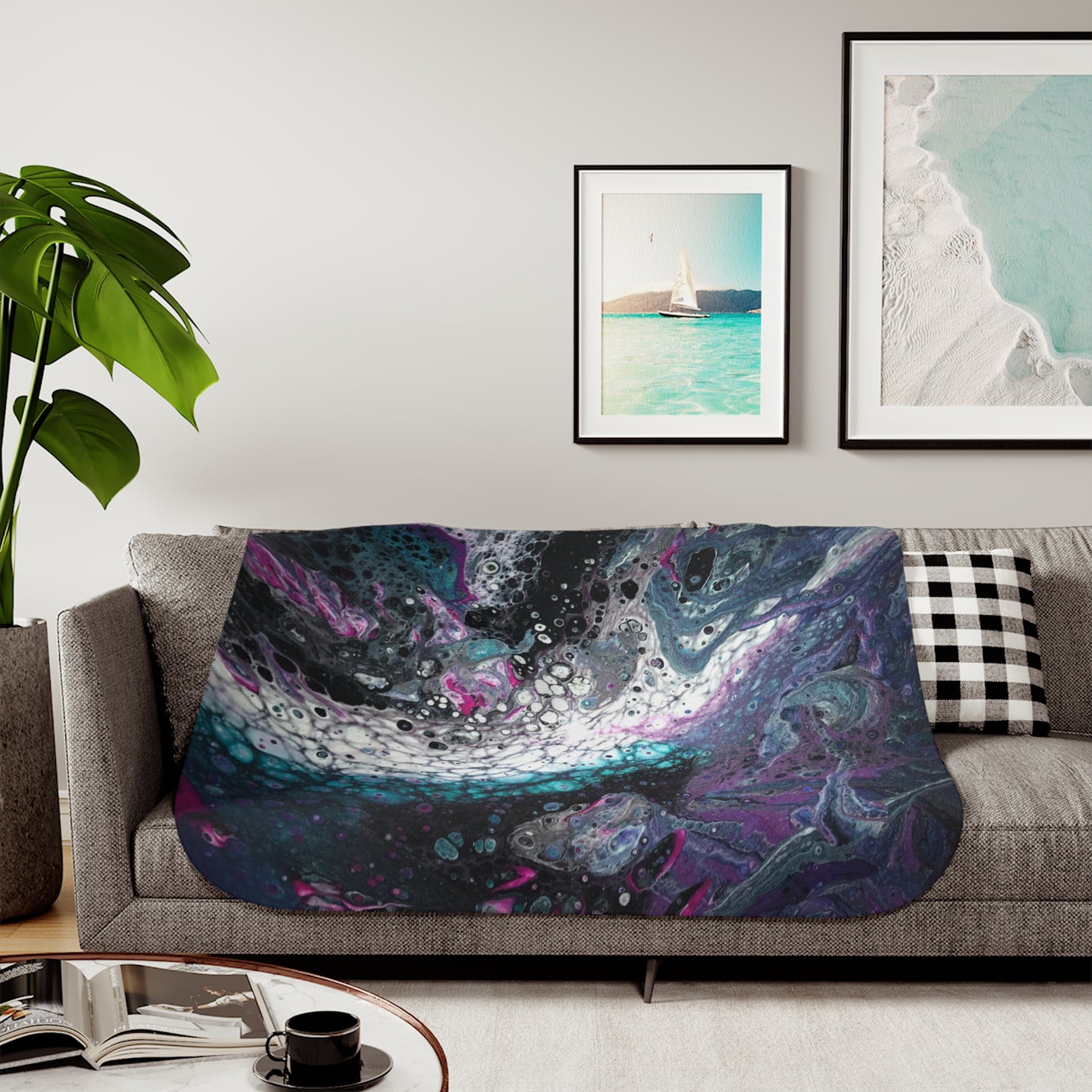 Go With the Flow Sherpa Blanket