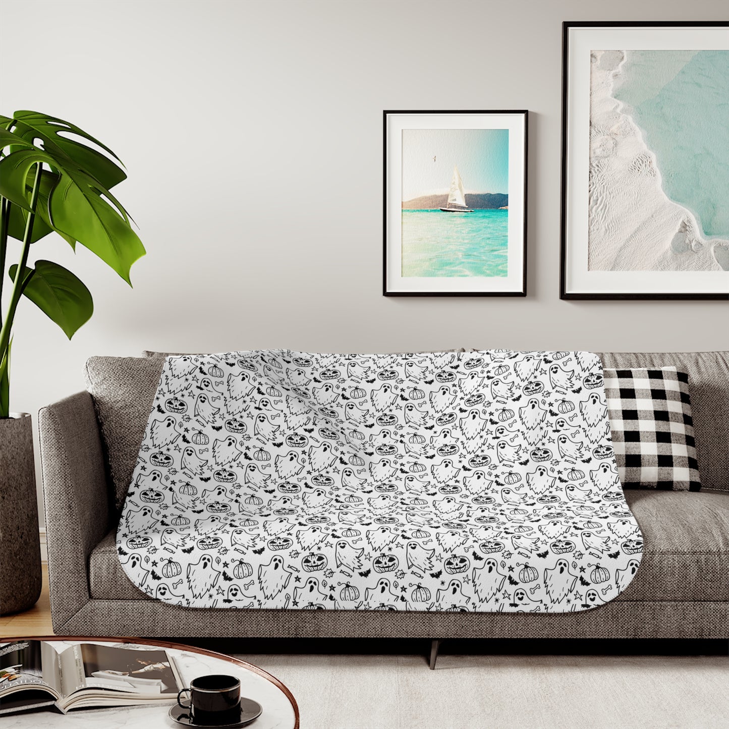 Ain't 'Fraid of No Ghosts Sherpa Blanket