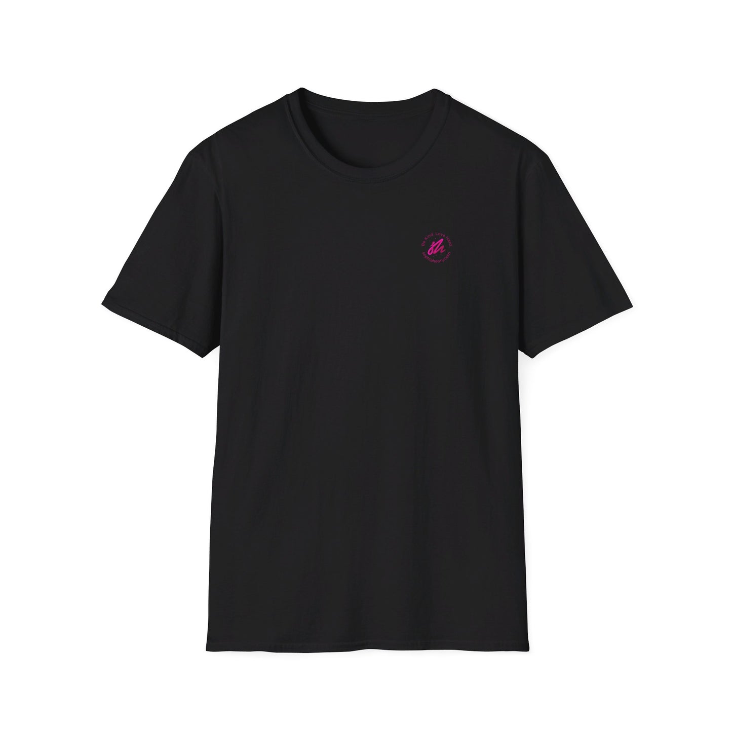 Be Kind Love Hard Unisex Tee - Pink