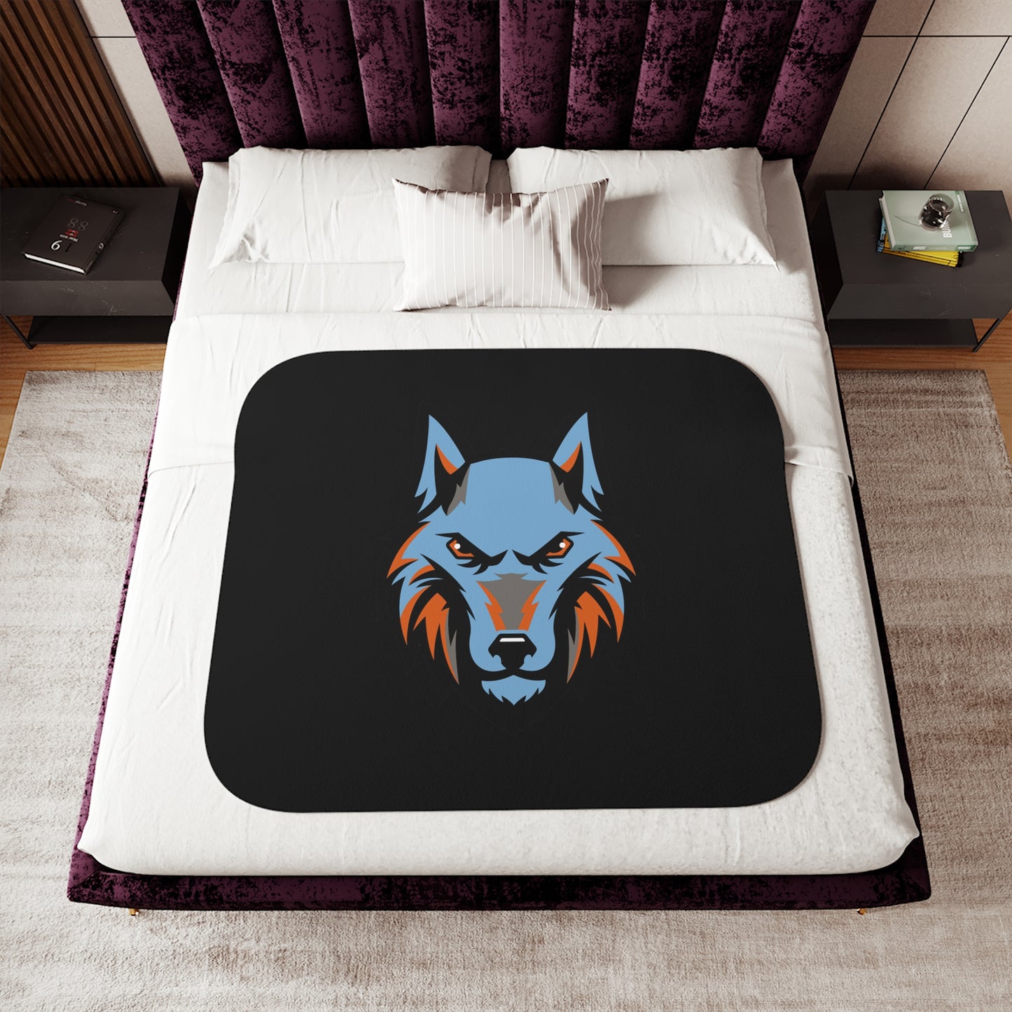 Wolves Sherpa Blanket