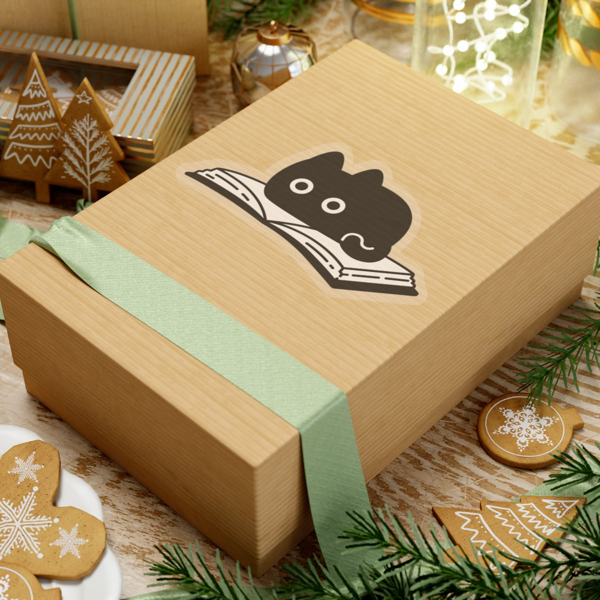 Book Lovin’ Black Cat Sticker