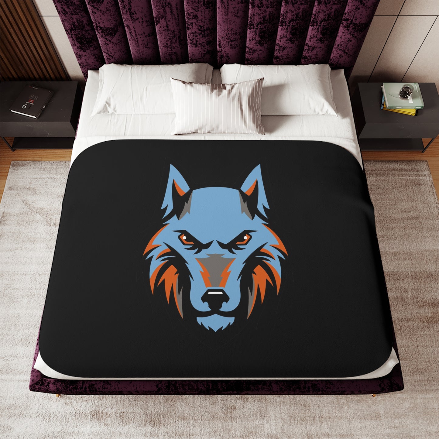 Wolves Sherpa Blanket