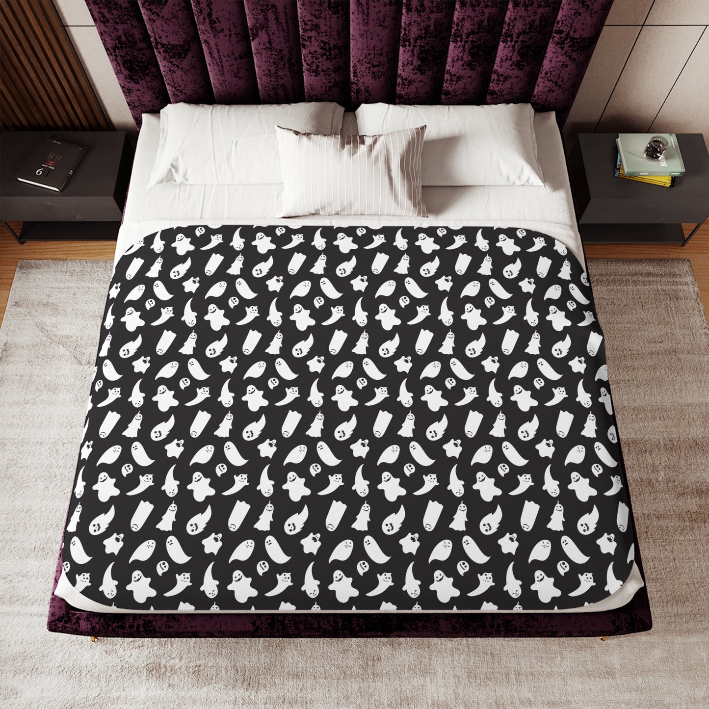Giggling Ghosties Sherpa Blanket