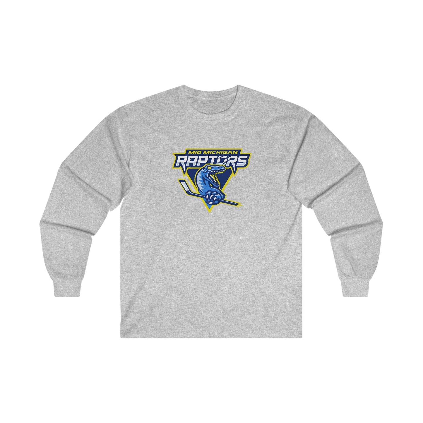 Raptors Logo Unisex Long Sleeve Tee (Cotton)