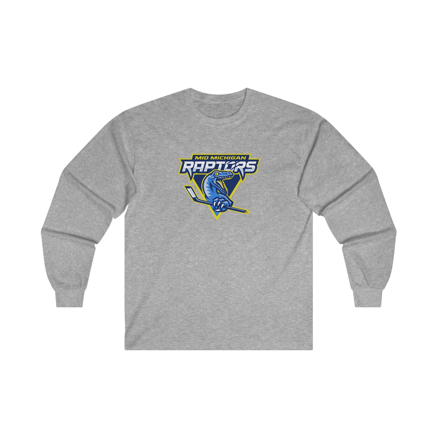 Raptors Logo Unisex Long Sleeve Tee (Cotton)