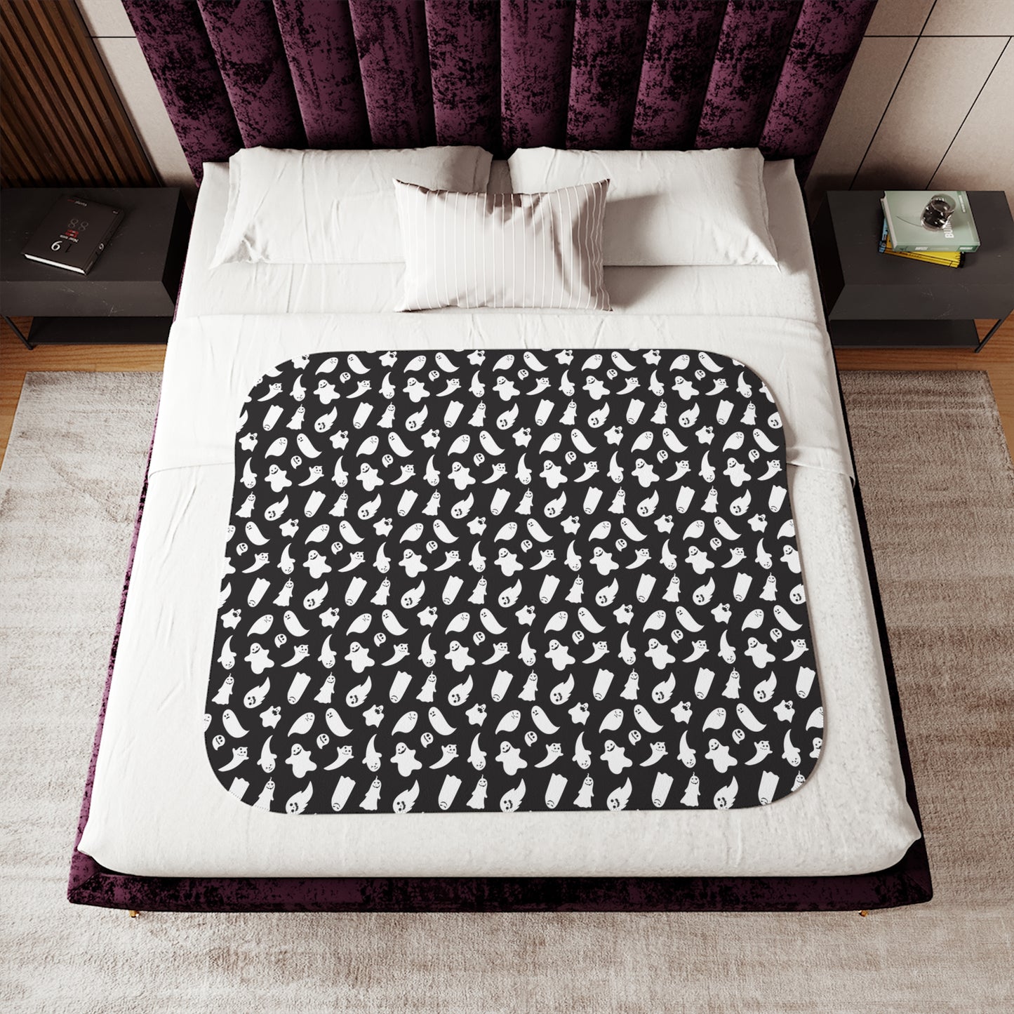 Giggling Ghosties Sherpa Blanket