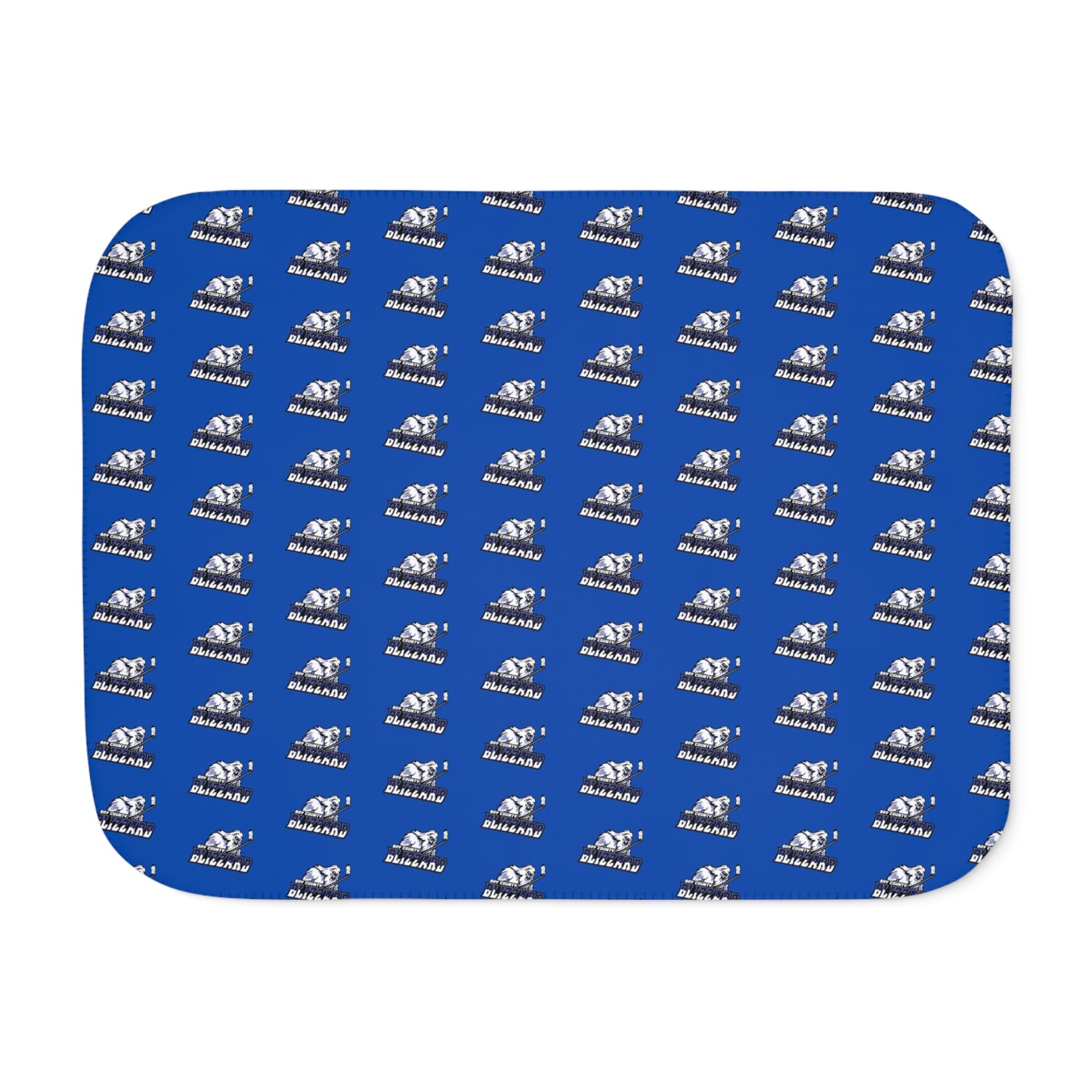 Blizzard Logo Pattern Sherpa Blanket