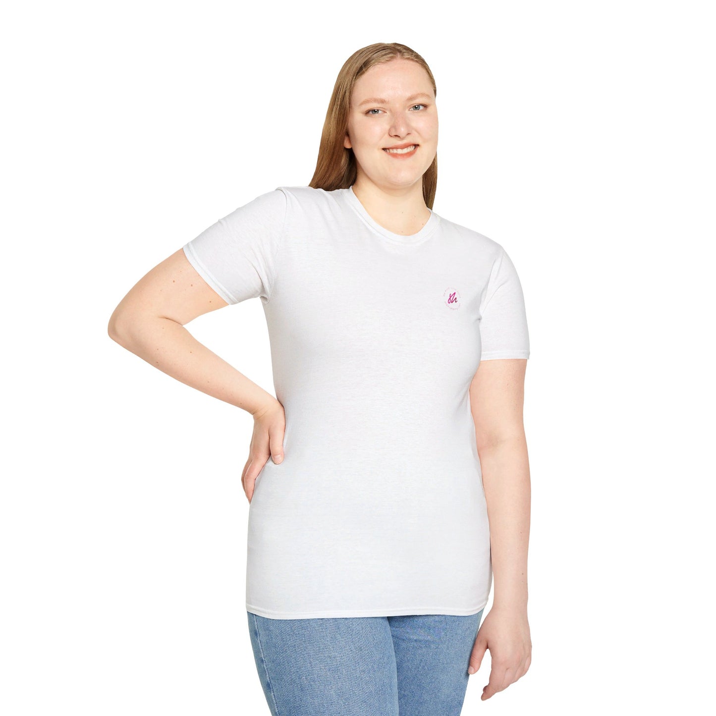 Be Kind Love Hard Unisex Tee - Pink