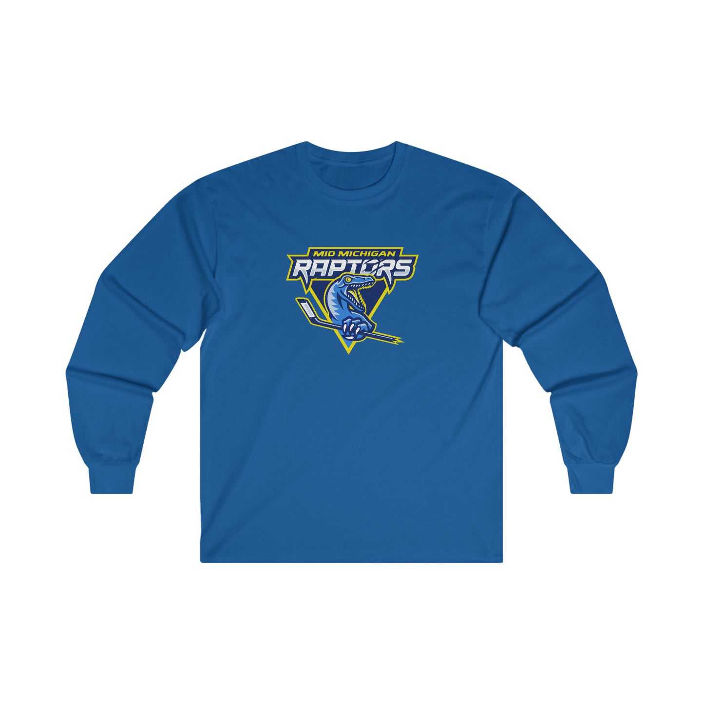 Raptors Logo Unisex Long Sleeve Tee (Cotton)
