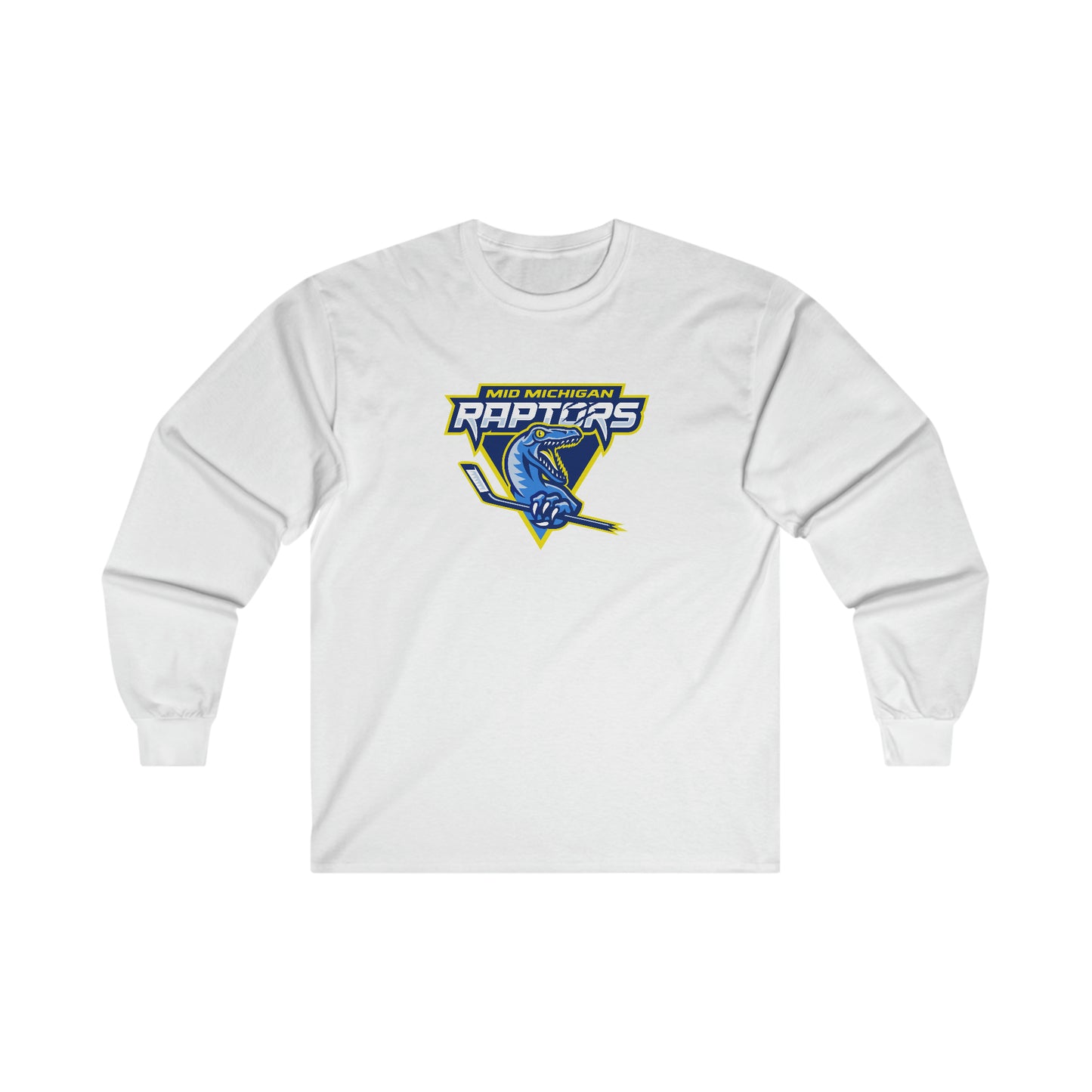 Raptors Logo Unisex Long Sleeve Tee (Cotton)