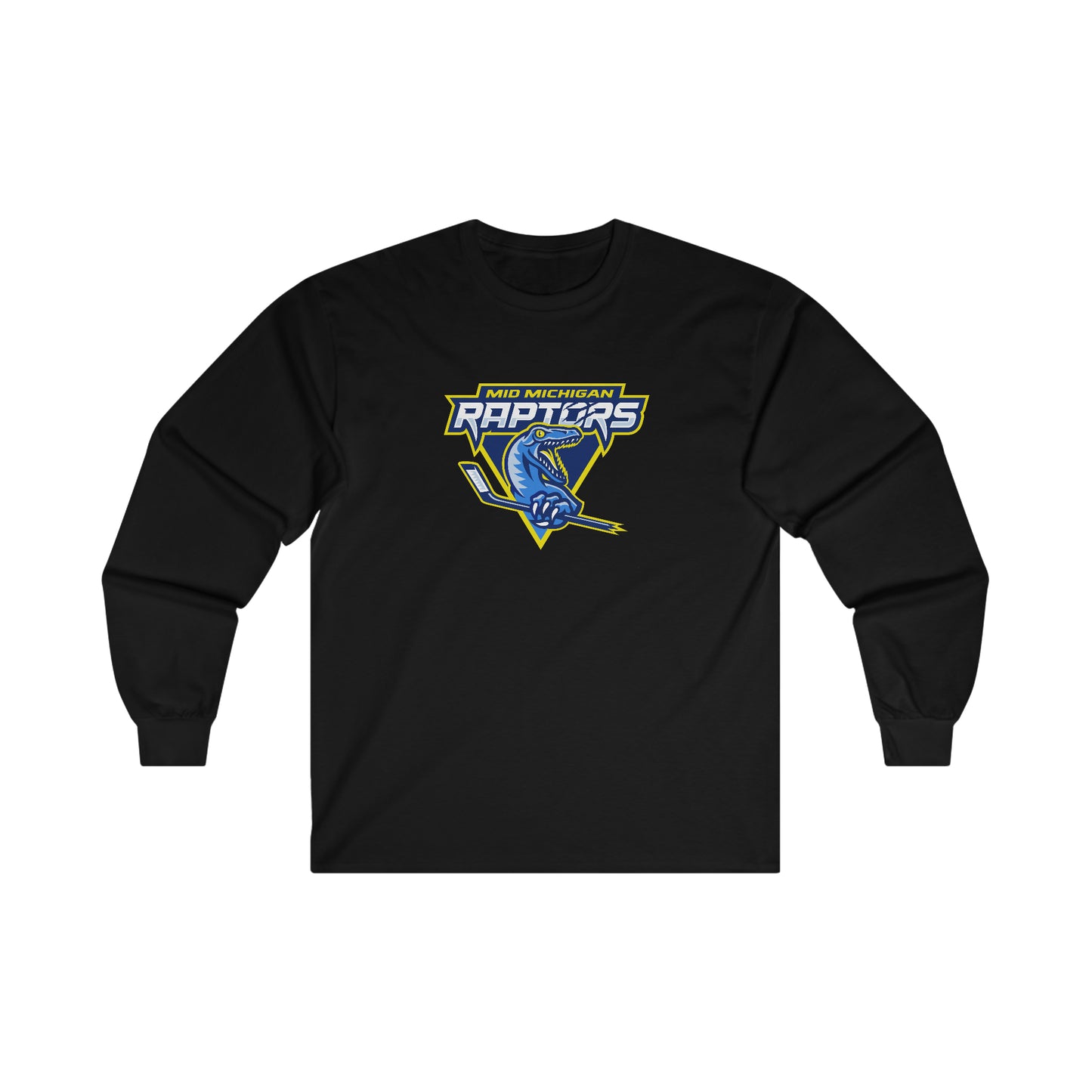 Raptors Logo Unisex Long Sleeve Tee (Cotton)