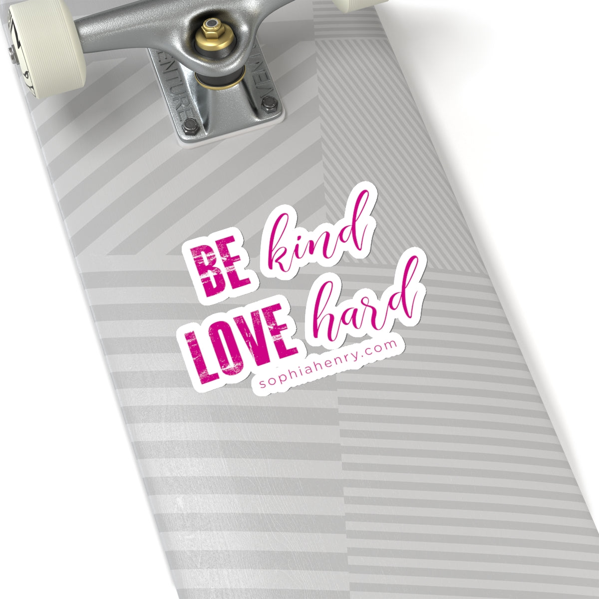 Be Kind Love Hard Stickers