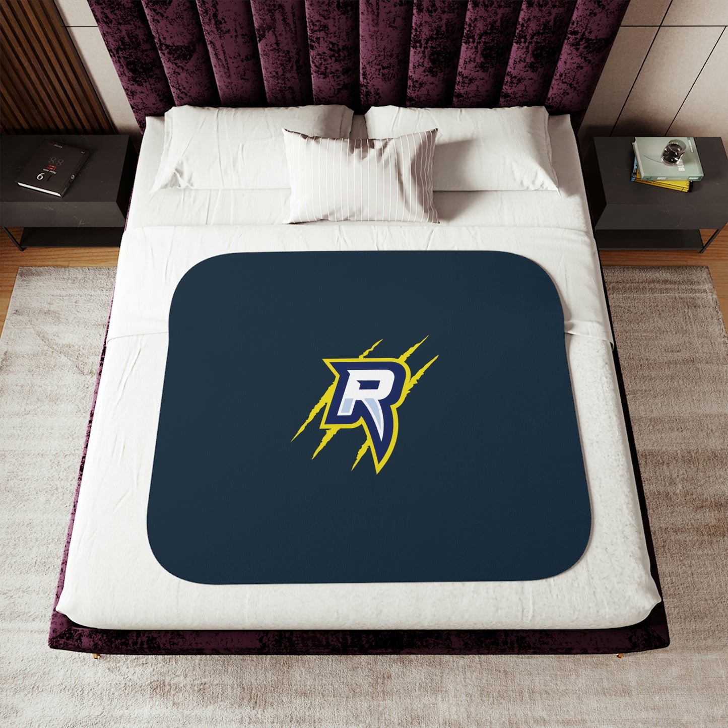 Raptors "R"Logo Sherpa Blanket (See description for Personalization Options)