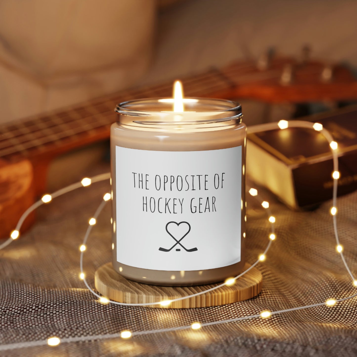 Hockey-Themed Scented Candle, 9oz