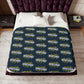 Raptors Words Logo Tiny Logo Sherpa Blanket