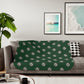 Copy of Northstars Logo Sherpa Blanket - Green