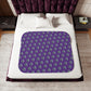 Hornets Logo Pattern Sherpa Blanket - Purple