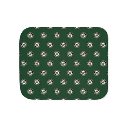 Northstars Logo Sherpa Blanket - Green