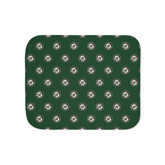 Northstars Logo Sherpa Blanket - Green