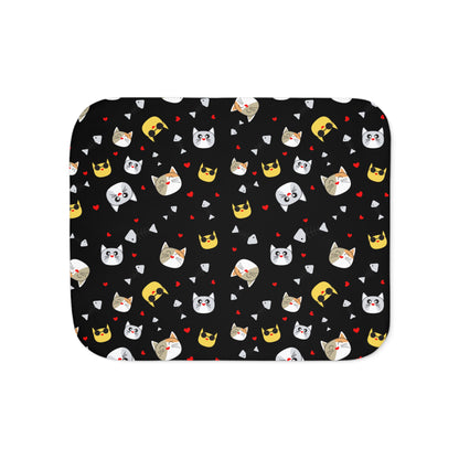 Cats Sherpa Blanket