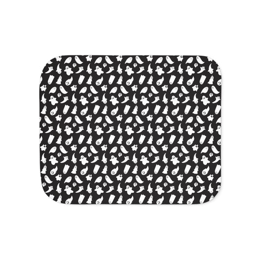 Giggling Ghosties Sherpa Blanket