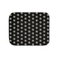 Northstars Logo Pattern Sherpa Blanket - Black