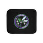 Hornets Logo Sherpa Blanket - Black
