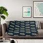 Raptors Words Logo Tiny Logo Sherpa Blanket