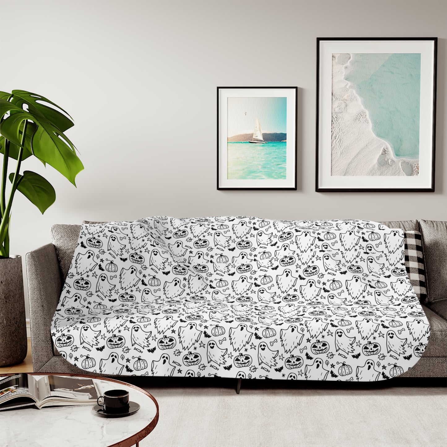 Ain't 'Fraid of No Ghosts Sherpa Blanket
