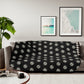 Northstars Logo Pattern Sherpa Blanket - Black