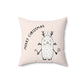Christmas Monster Suede Pillow