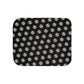 Northstars Logo Pattern Sherpa Blanket - Black