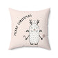 Christmas Monster Suede Pillow