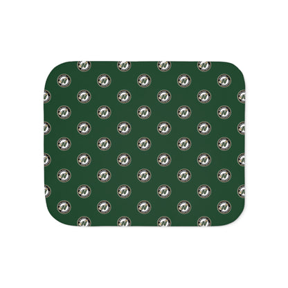 Copy of Northstars Logo Sherpa Blanket - Green