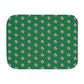 Northstars Logo Pattern Sherpa Blanket - "Spring League" Green