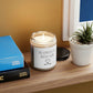Hockey-Themed Scented Candle, 9oz