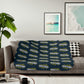 Raptors Words Logo Tiny Logo Sherpa Blanket